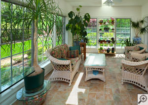 A cozy sunroom design in Genesee